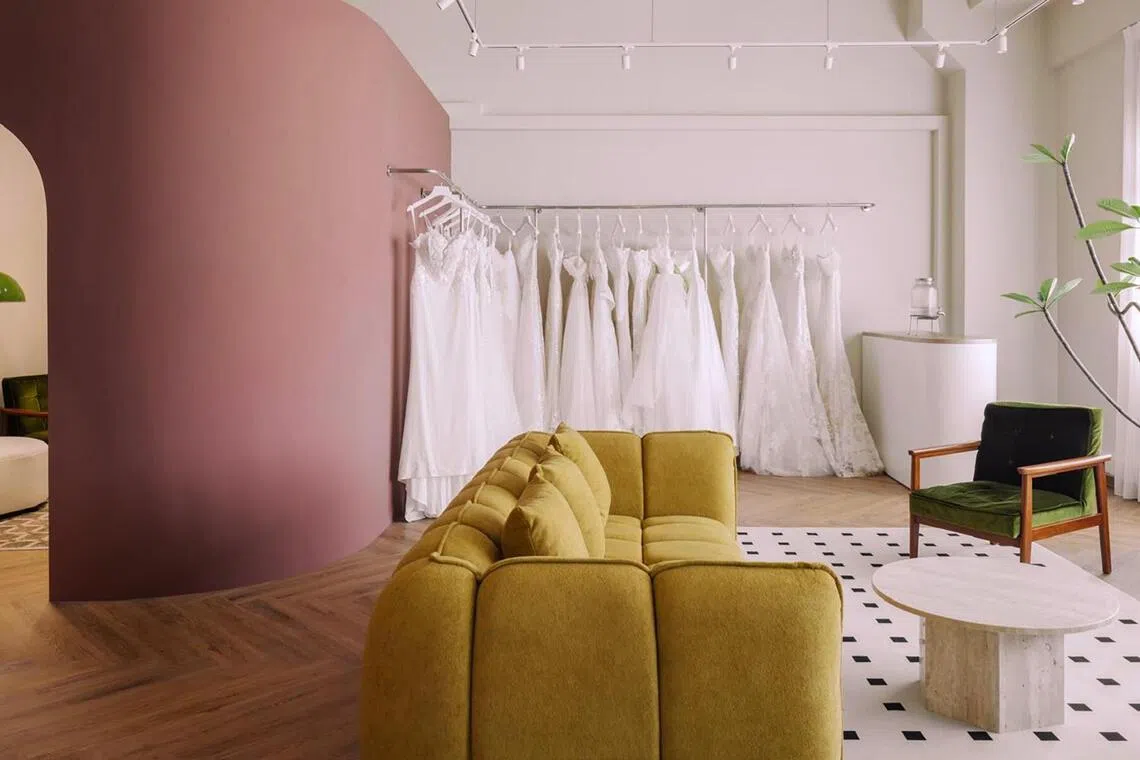 Kin Bridal’s studio in Ubi.