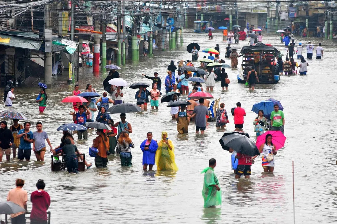 The Philippines is hit by around 20 storms and typhoons each year, routinely striking areas where millions live in poverty.