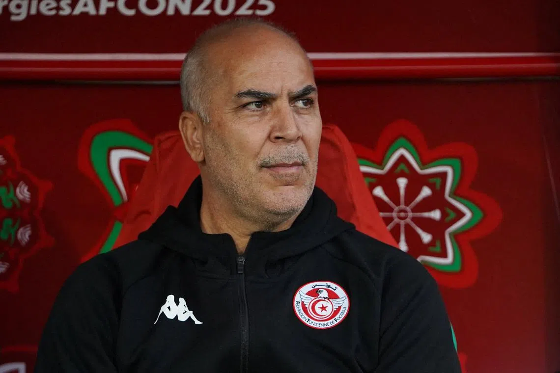 Soccer Football - CAF Africa Cup of Nations - Morocco 2025 - Group C - Tanzania v Tunisia - Prince Moulay Abdellah Stadium, Rabat, Morocco - December 30, 2025 Tunisia coach Sami Trabelsi REUTERS/Stringer