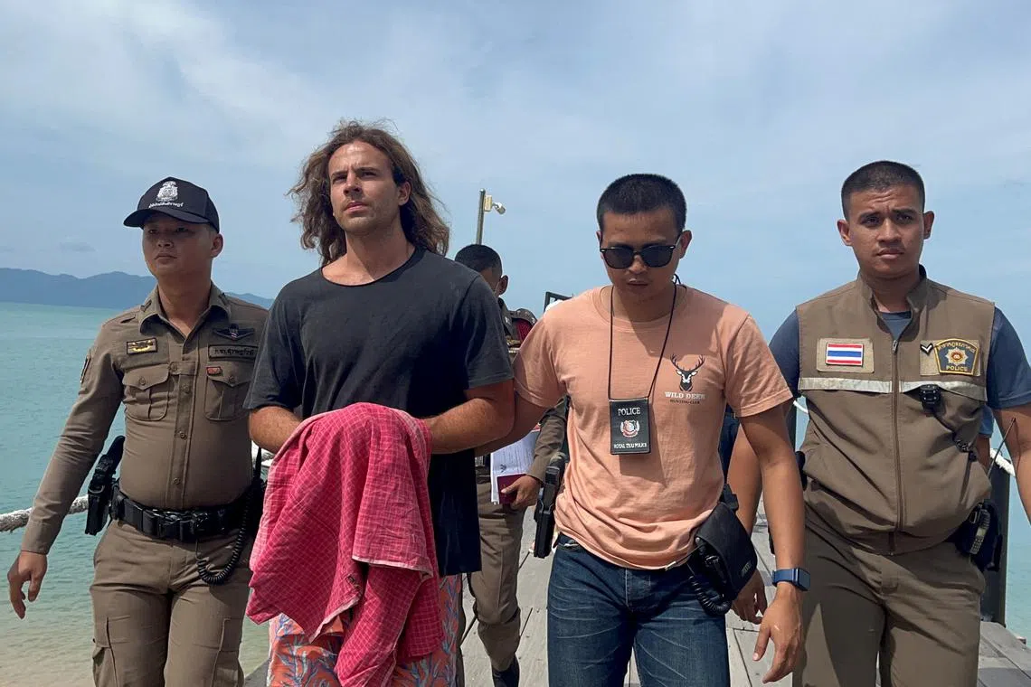 Daniel Sancho Bronchalo is accused of murdering and dismembering a Colombian plastic surgeon on the tourist island of Koh Pha Ngan in 2023.