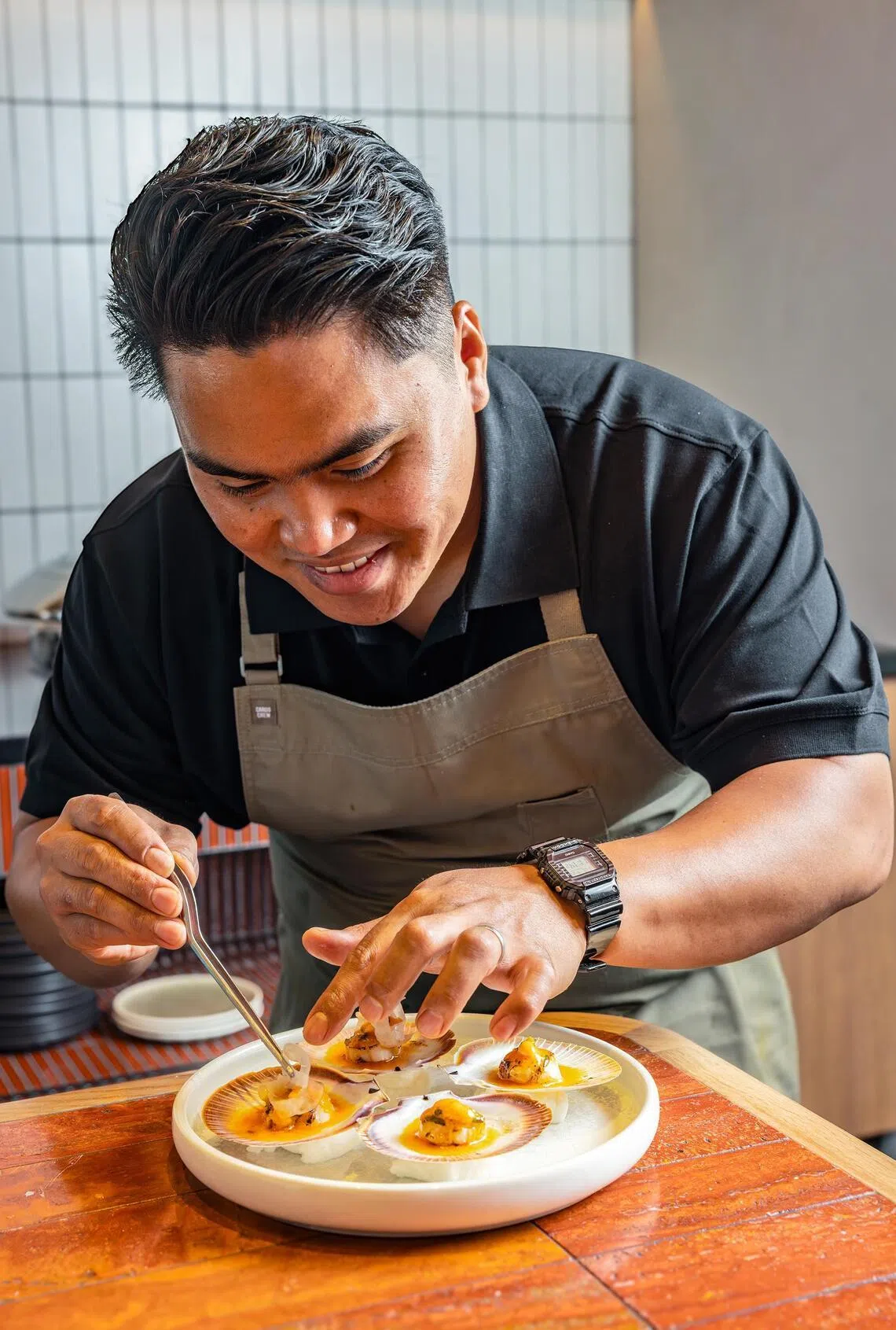 Mark Langat, head chef of Salted Egg Darwin, says the city has developed its own laksa identity.