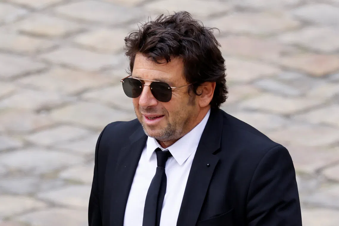 Patrick Bruel arrives to attend a national tribute for late actor Jean-Paul Belmondo during a ceremony at the Hotel des Invalides in Paris, France, September 9, 2021. REUTERS/Eric Gaillard