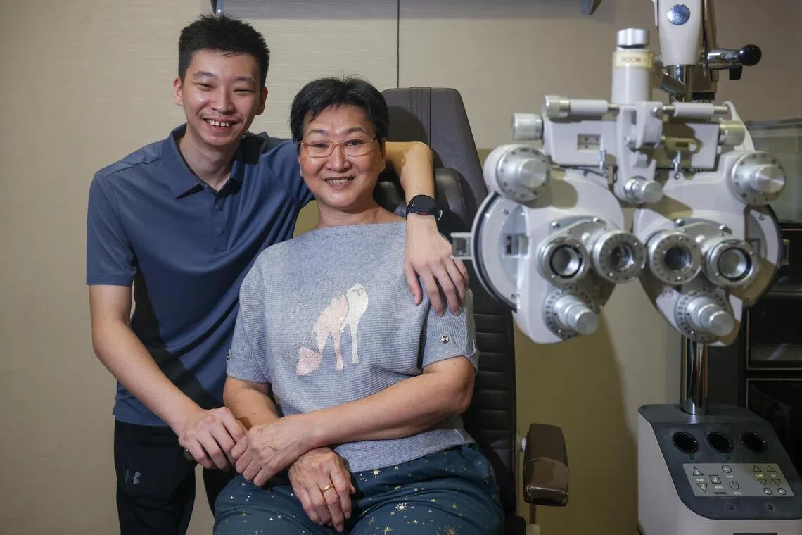Half her vision went dark. It was not an eye problem but her nervous system under attack