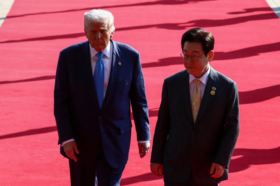 South Korea's Lee discussed warship construction with Trump, South Korea says