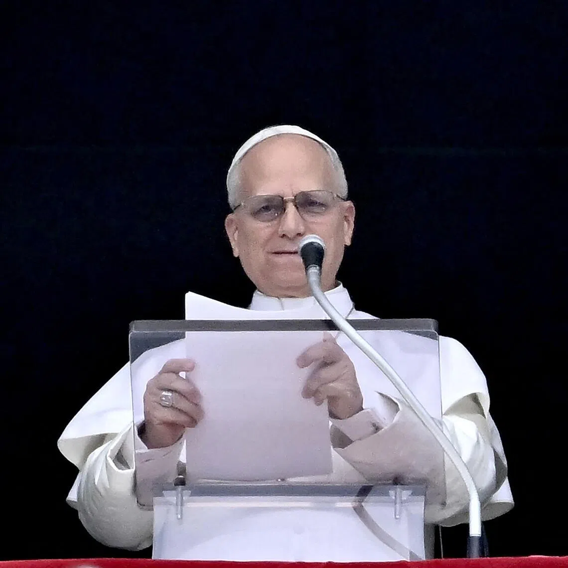 Pope Leo said there was a “moral obligation” to protect them while calling on warring parties to seek peace.