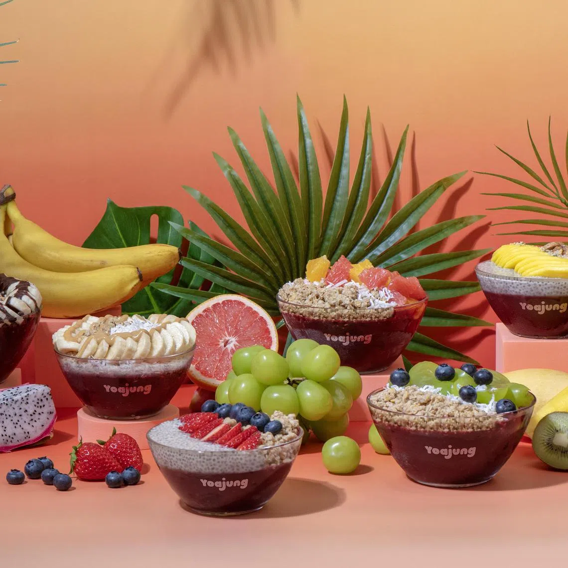 Yoajung's acai bowls. 