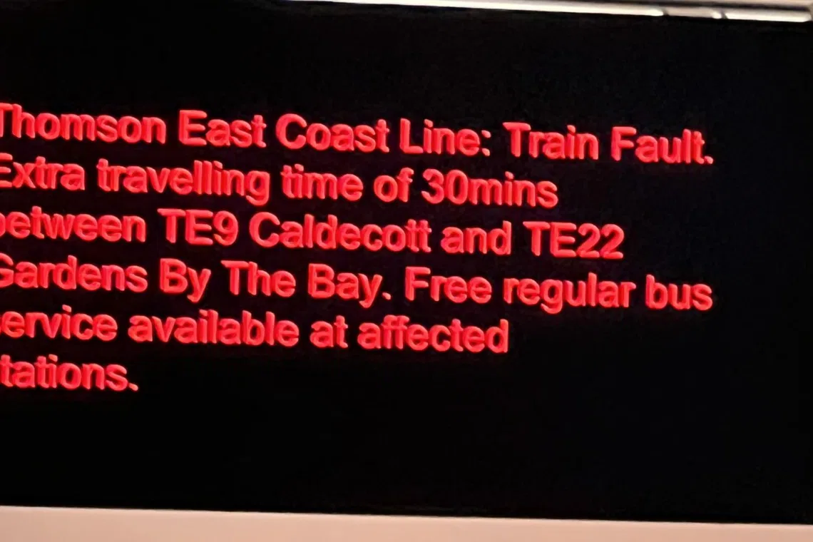 Delay on TEL, lack of information on SMRT’s social media rankles commuters