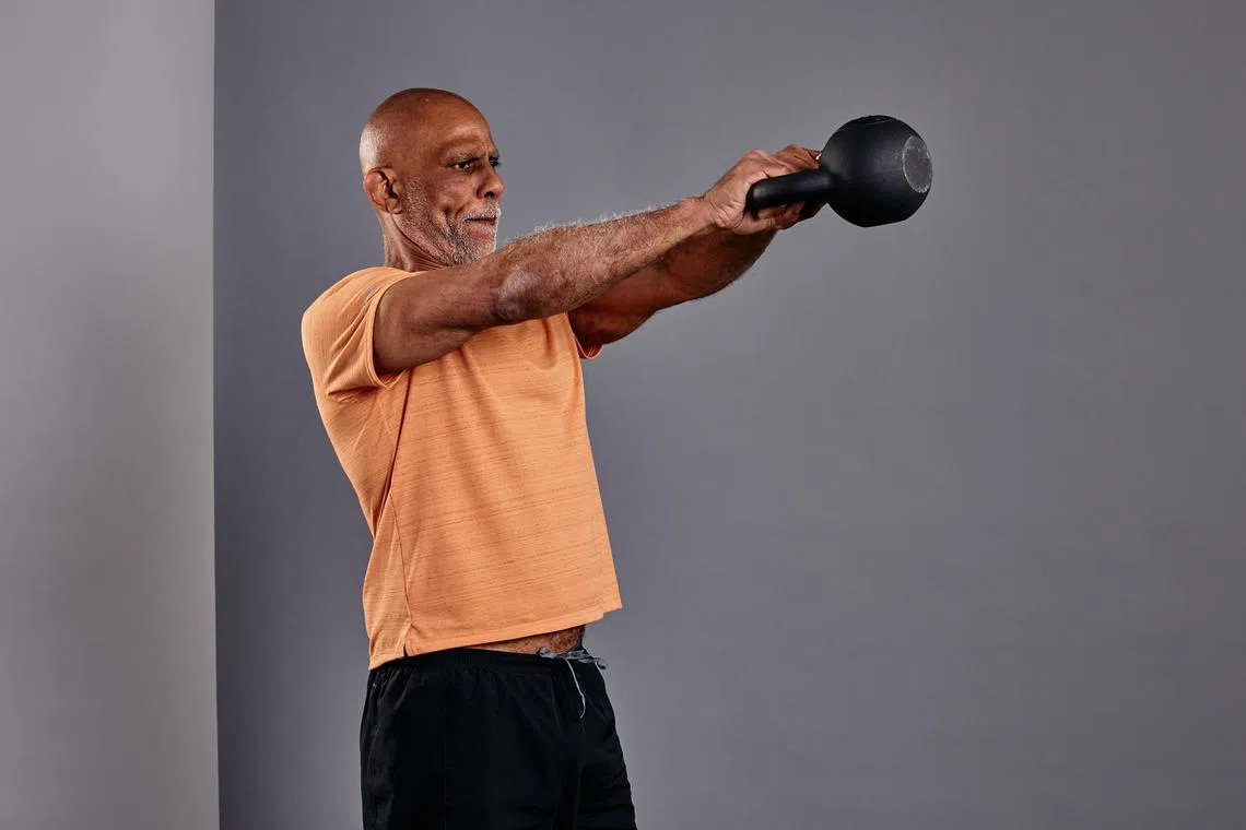 Perfect for beginners, kettlebells, the oddly shaped weights, offer a low-impact, full-body workout that will bring a sense of flow to your exercise routine.