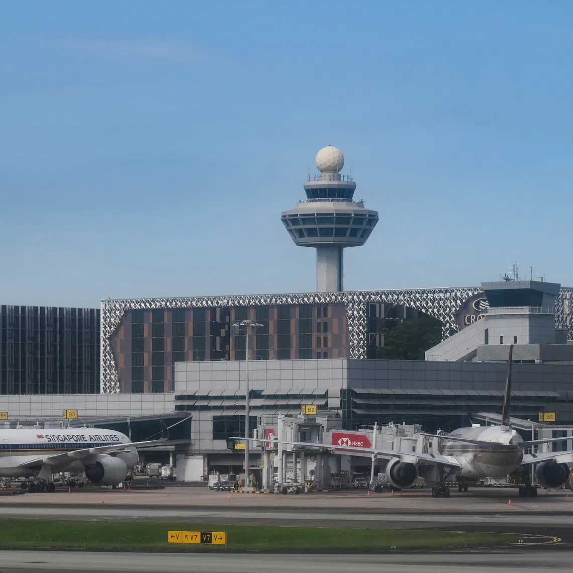 The man’s actions caused a 45-minute delay to the flight’s departure at Changi Airport.