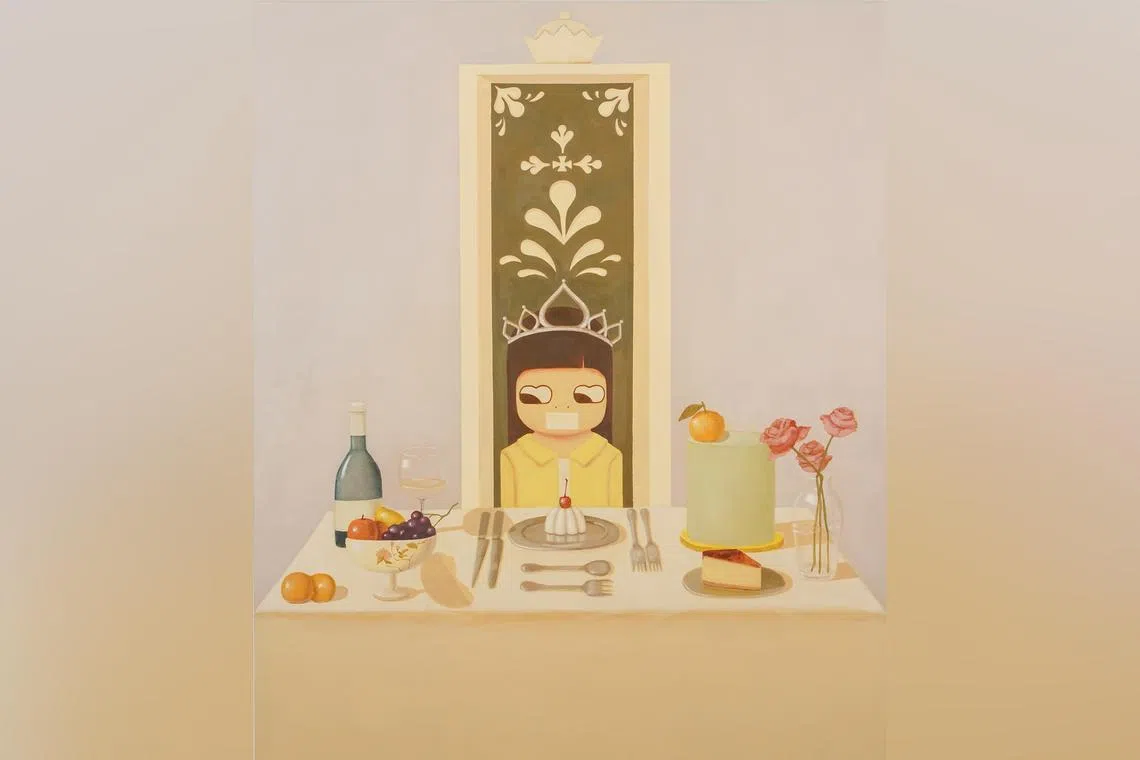 They All Wanted To Be A Queen by Jonathan Hadipranata. He is one of eight artists whose works are on display at the Uncanny Cuteness exhibition. 