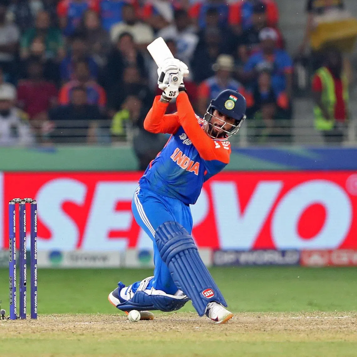 Cricket - Asia Cup - Final - India v Pakistan - Dubai International Cricket Stadium, Dubai, United Arab Emirates - September 28, 2025 India's Tilak Varma in action. REUTERS/Satish Kumar