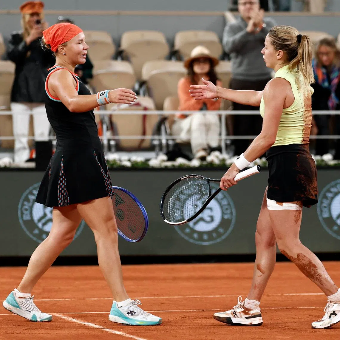 Tennis - French Open - Roland Garros, Paris, France - June 4, 2026 Poland's Maja Chwalinska after winning her semi final match against Russia's Diana Shnaider REUTERS/Benoit Tessier