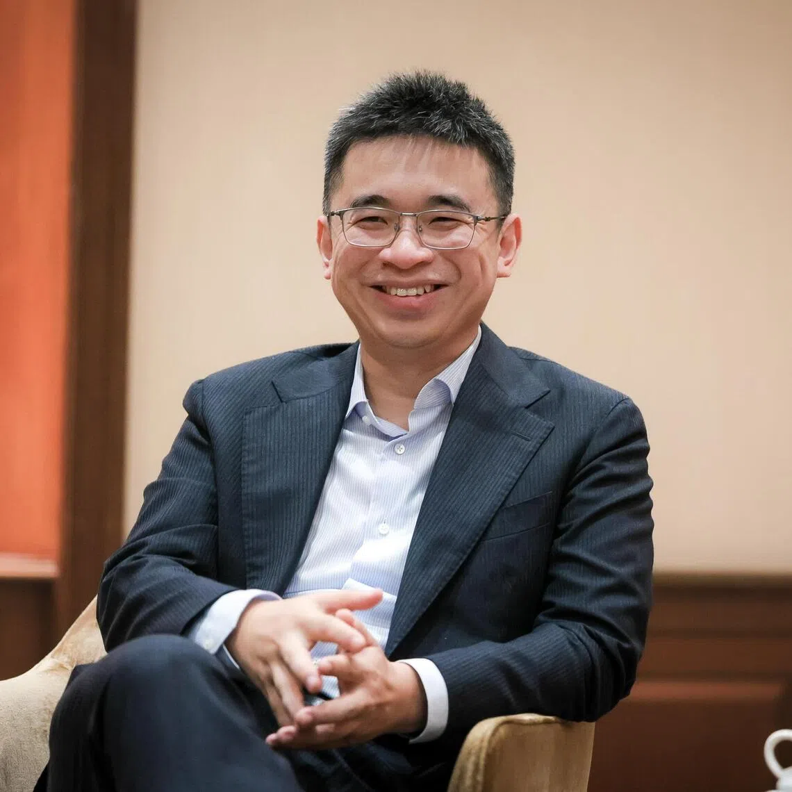 Ant Group's chief technology officer He Zhengyu spoke to The Straits Times after delivering a keynote address at the Singapore National Employers Federation Employers’ Summit on Nov 4, 2025.