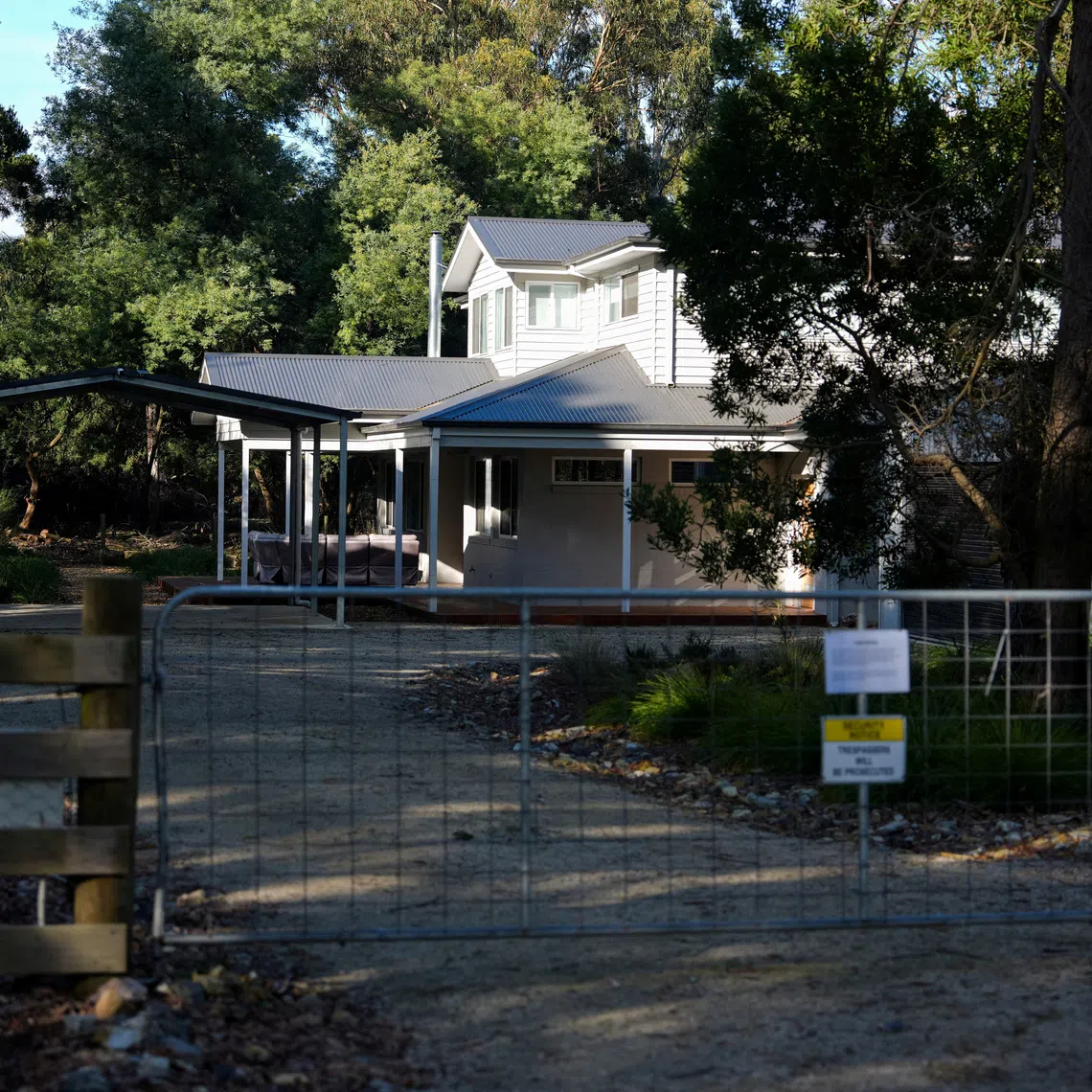 A general view of Erin Patterson’s house in Leongatha, Australia, June 24, 2025. REUTERS/Asanka Brendon Ratnayake