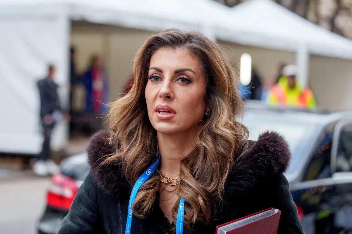 FILE PHOTO: Morgan Ortagus, deputy U.S. presidential envoy for the Middle East, attends the annual Munich Security Conference in Munich, Germany February 15, 2025. NTB/Javad Parsa via REUTERS/File Photo