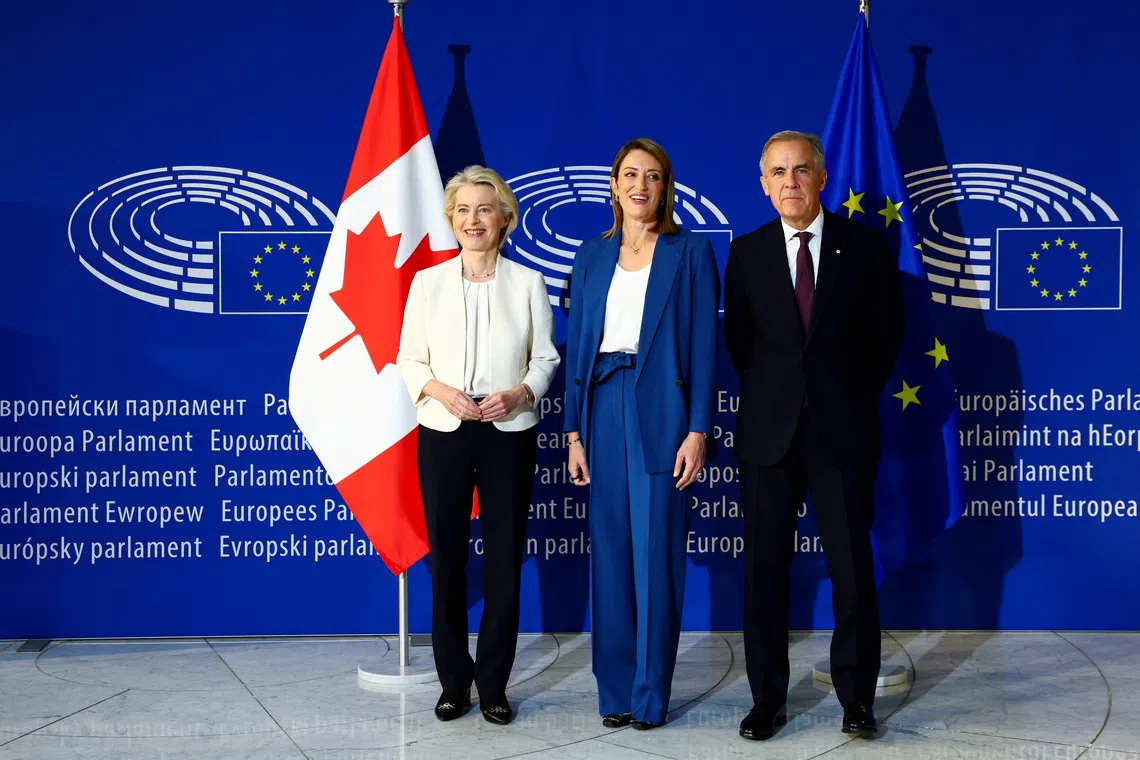 EU opens door for Canada to become its first associate member, von der Leyen says