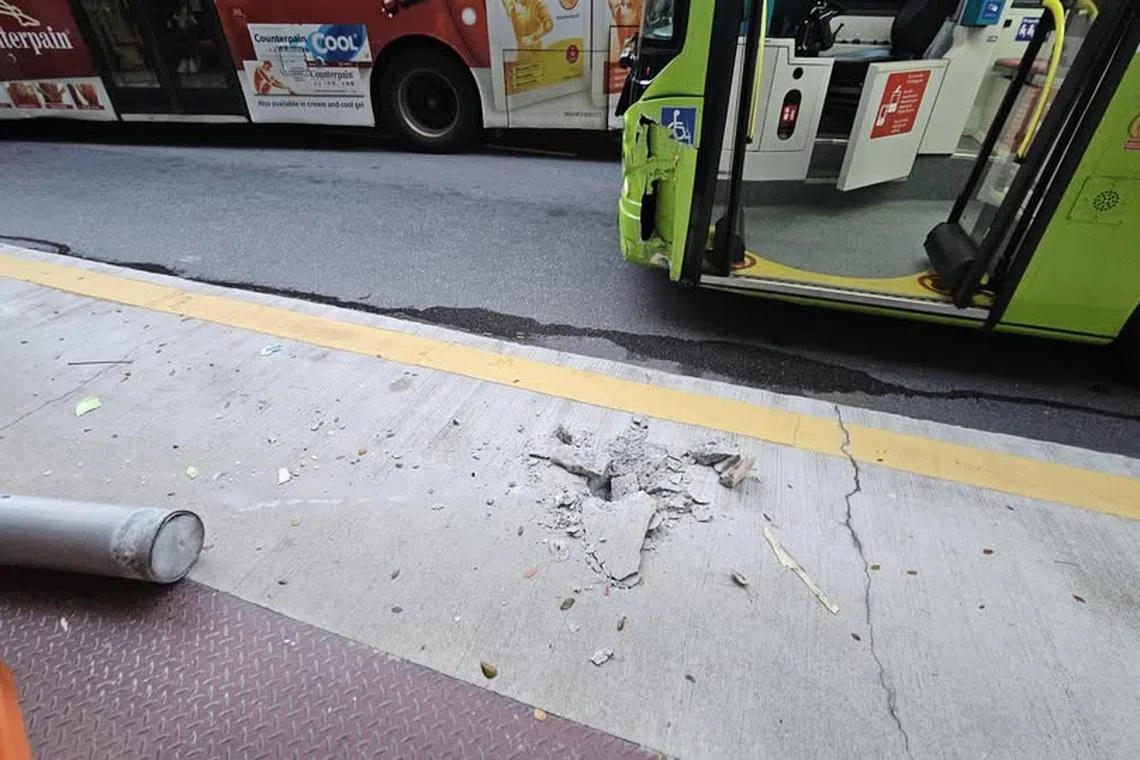 An image of the cleanly dislodged bollard left many wondering if the bollard had been correctly installed.