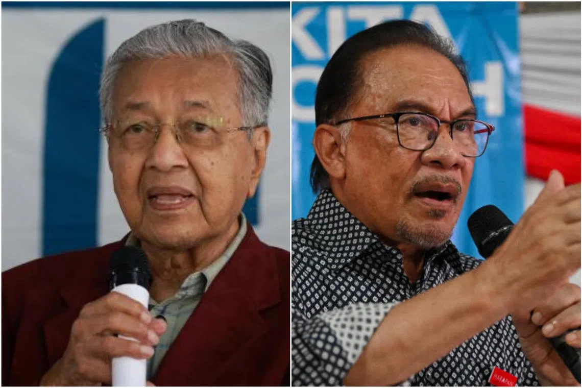 Former premier Mahathir Mohamad said this was the reason Datuk Seri Anwar failed to secure the majority to form the government.