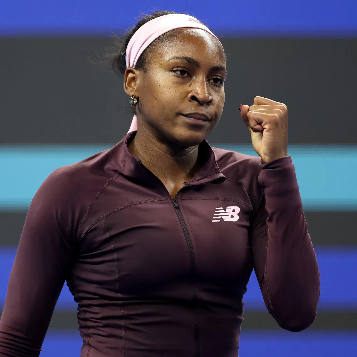 Tennis - China Open - National Tennis Center, Beijing, China - October 5, 2026 Coco Gauff of the U.S. celebrates after winning her round of 32 match against China's Sun Xinran REUTERS/Maxim Shemetov