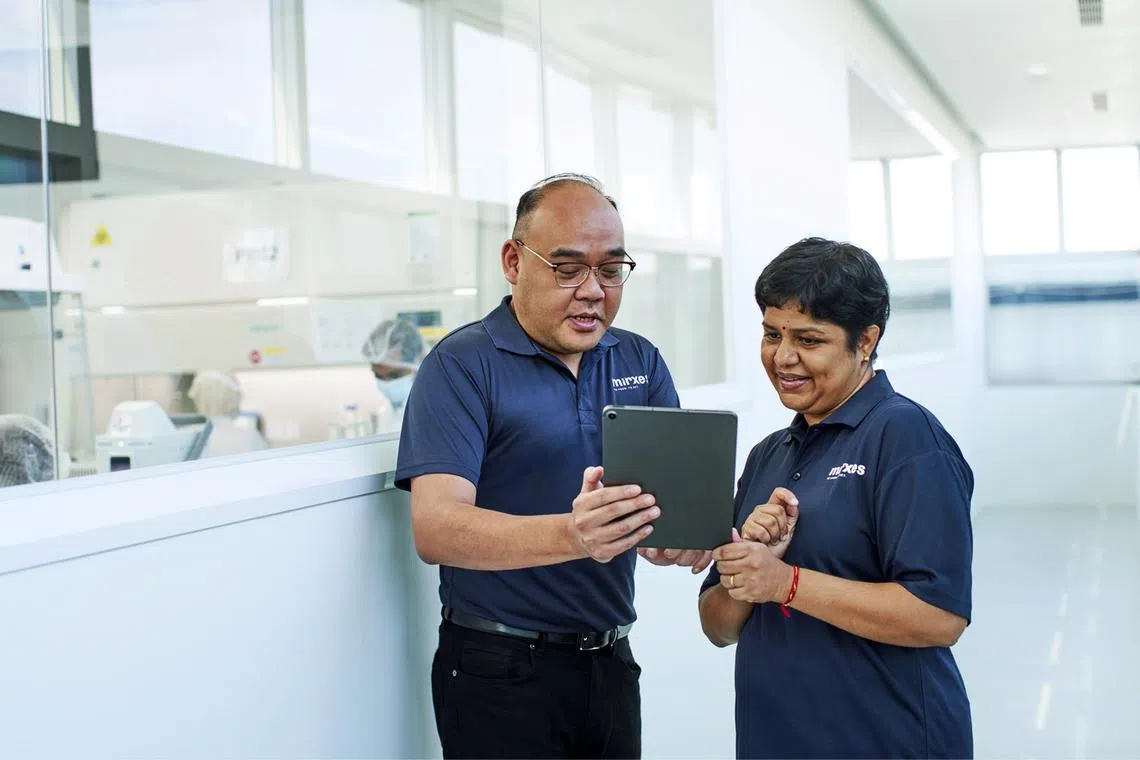 Mirxes senior VP operations and supply chain manager at manufacturing facility in Tukang Innovation Grove