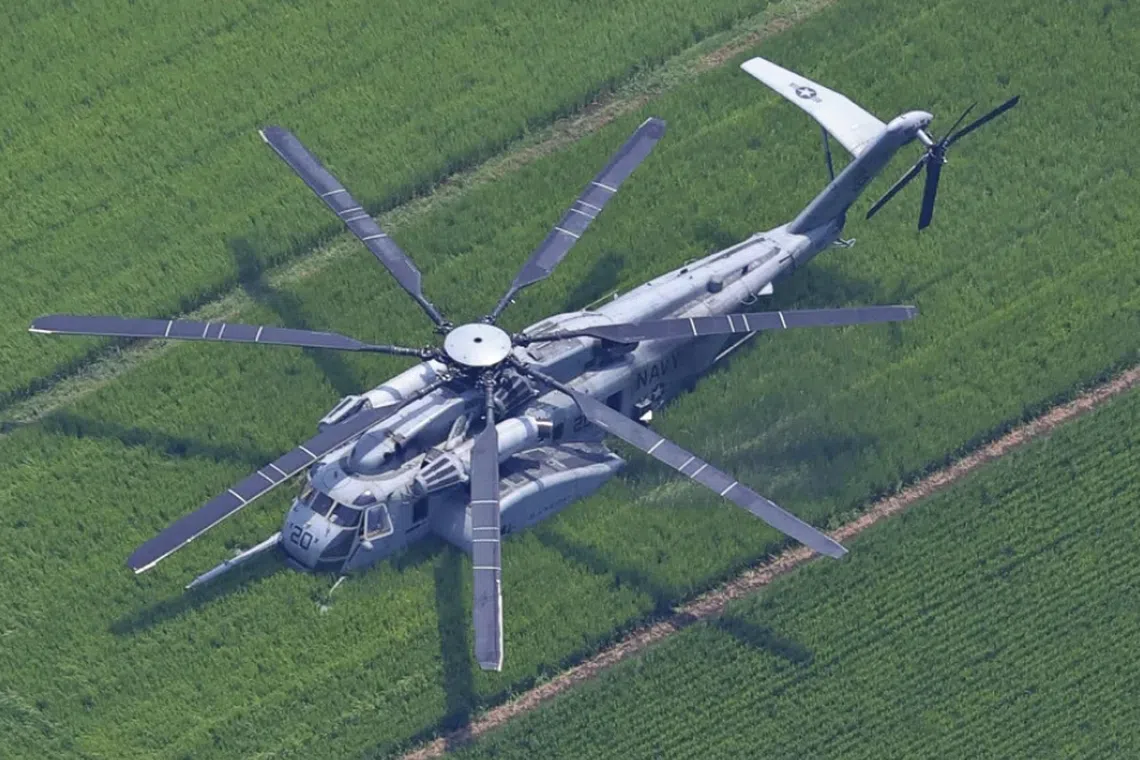 The US military blamed the incident on engine trouble but has not provided further explanation.