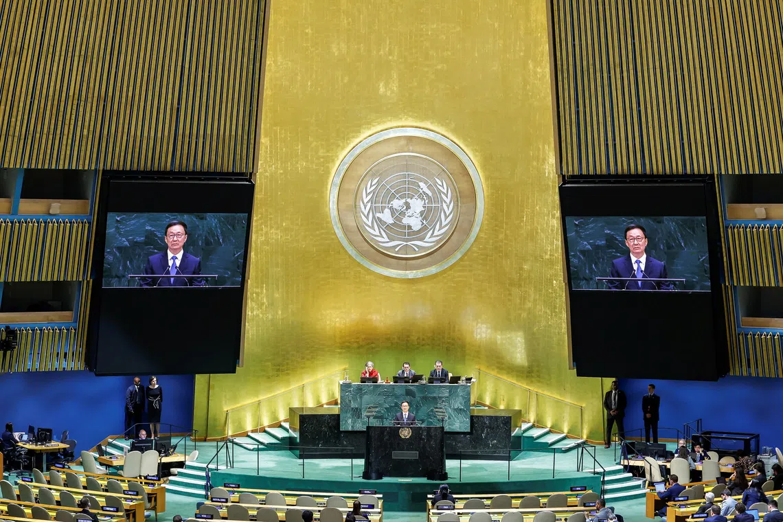 China pushes back against US on Iran and Cuba in UN speech
