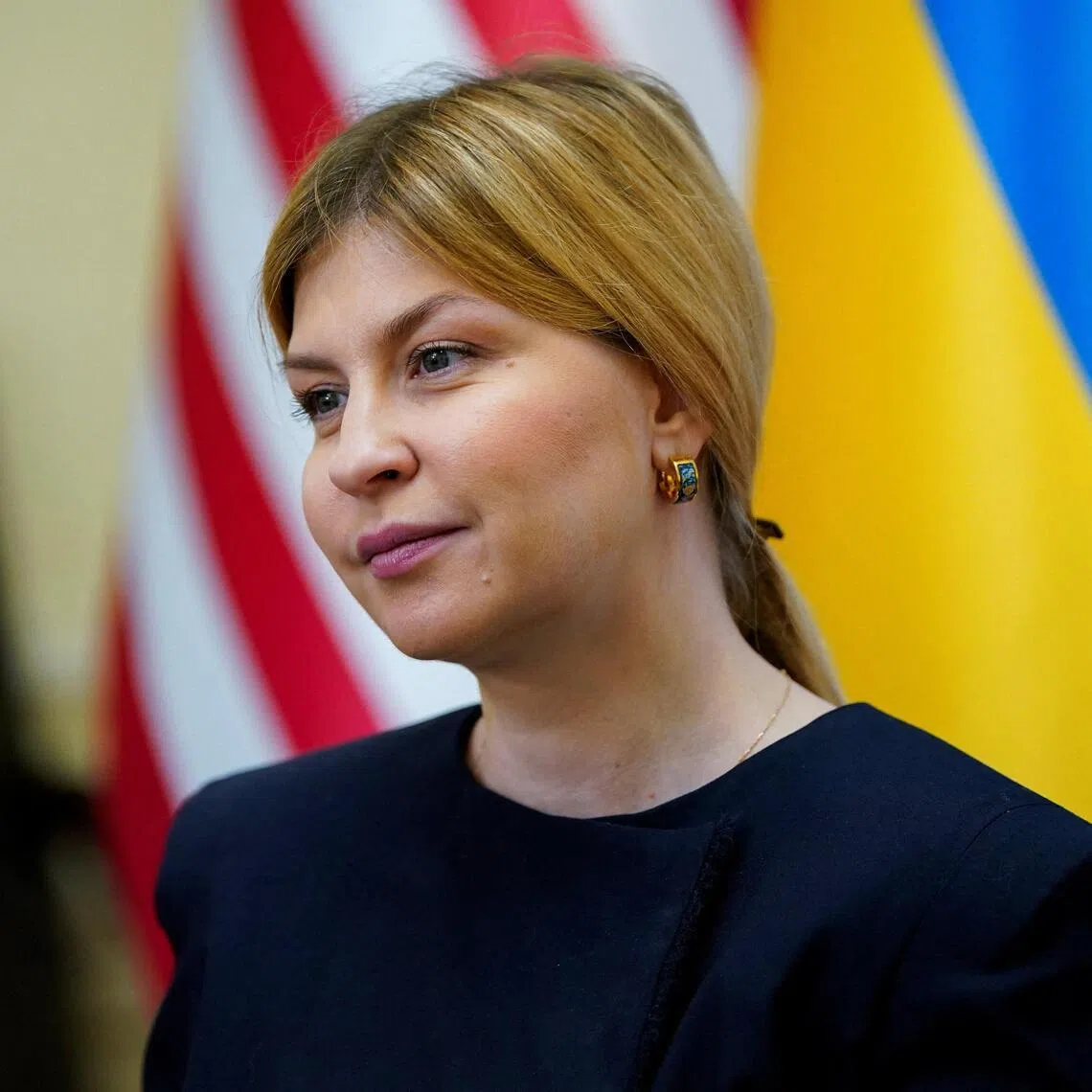Ukraine's Ambassador to the US, Ms Olha Stefanishyna, holding a briefing on Feb 24, 2026, the fourth anniversary of Russia's 2022 full-scale invasion of Ukraine.