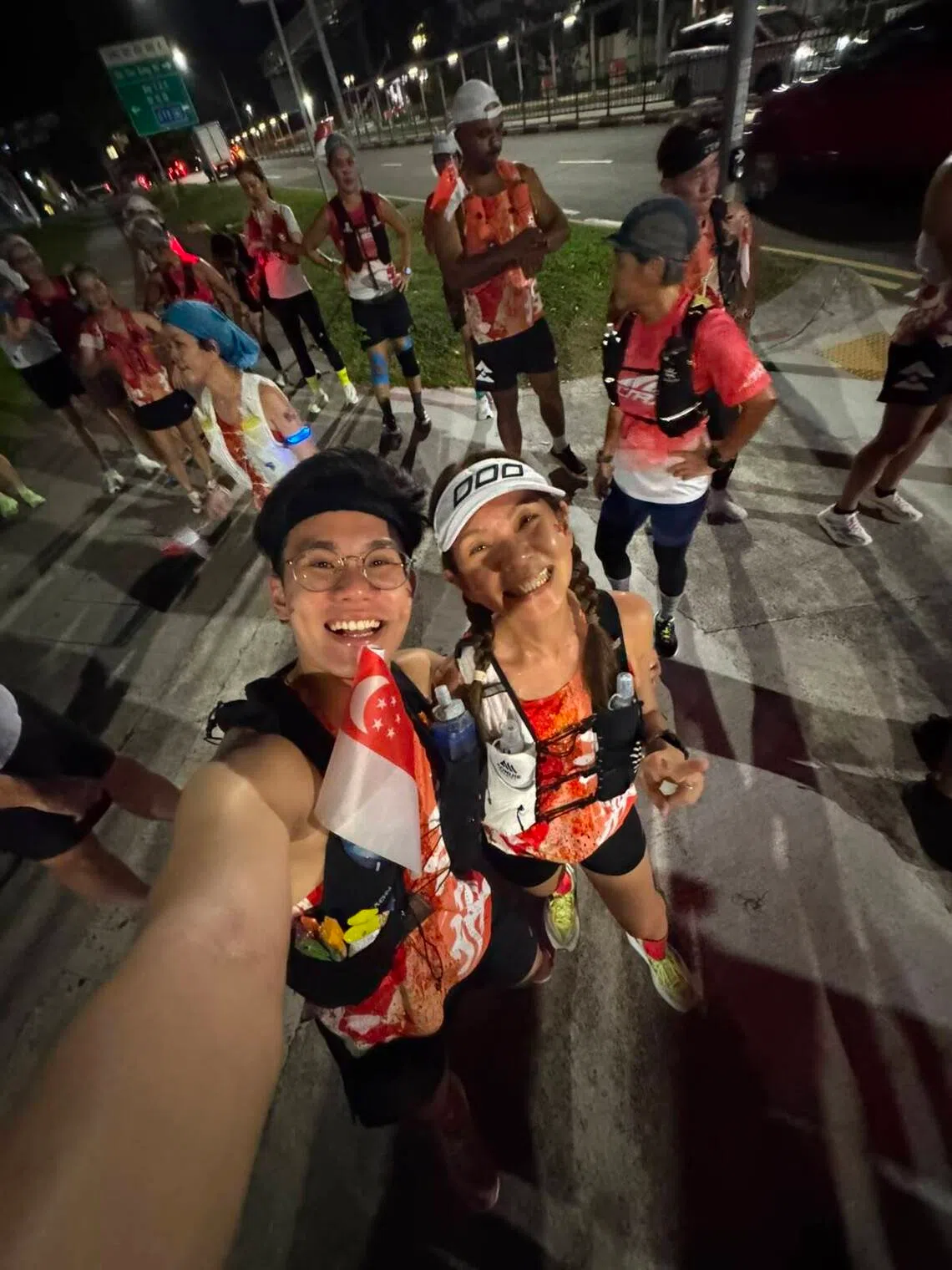 Ho Yin Yin has been participating in running events together with her son, Daryl Pui, since 2016.