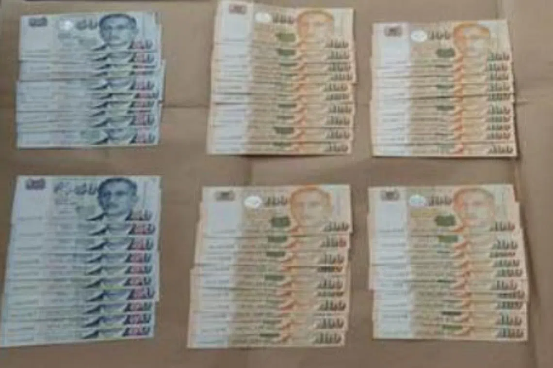 Officers from Ang Mo Kio Police Division arrested Wong Chun Hou while he was allegedly attempting to collect additional funds from a victim.