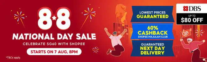 Shopee 8.8 National Day sale