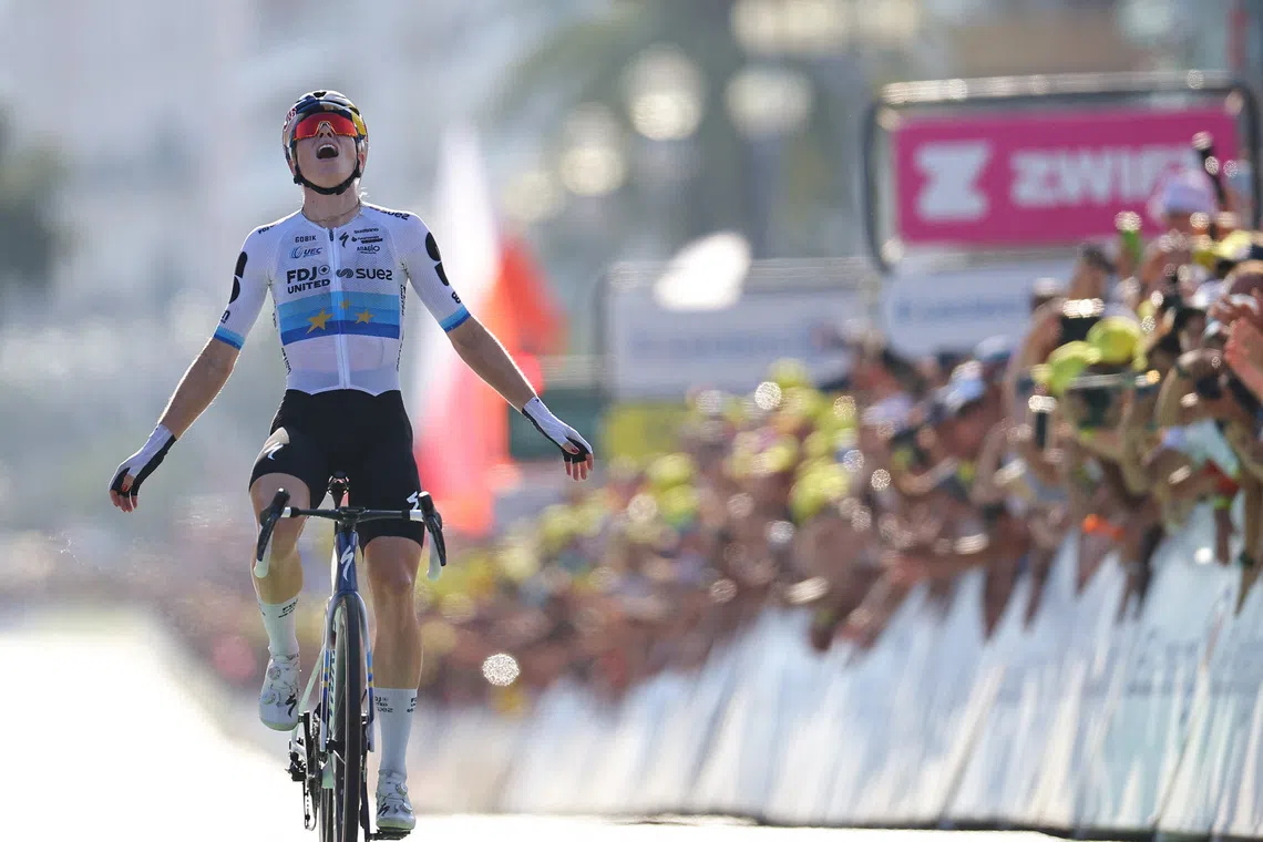 Netherlands’ Demi Vollering wins Stage 8, takes Tour de France Femmes overall lead