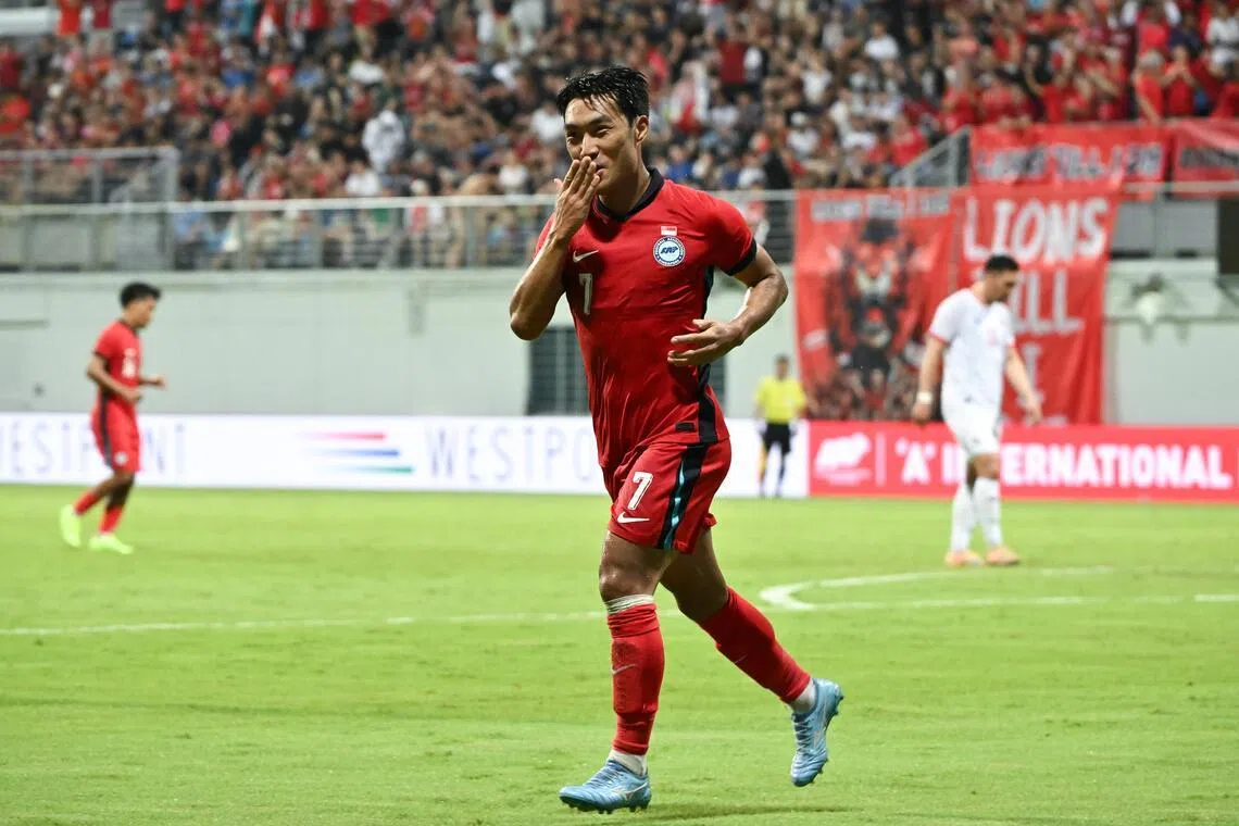 Song Ui-yong scored one and provided one against minnows Mongolia.
