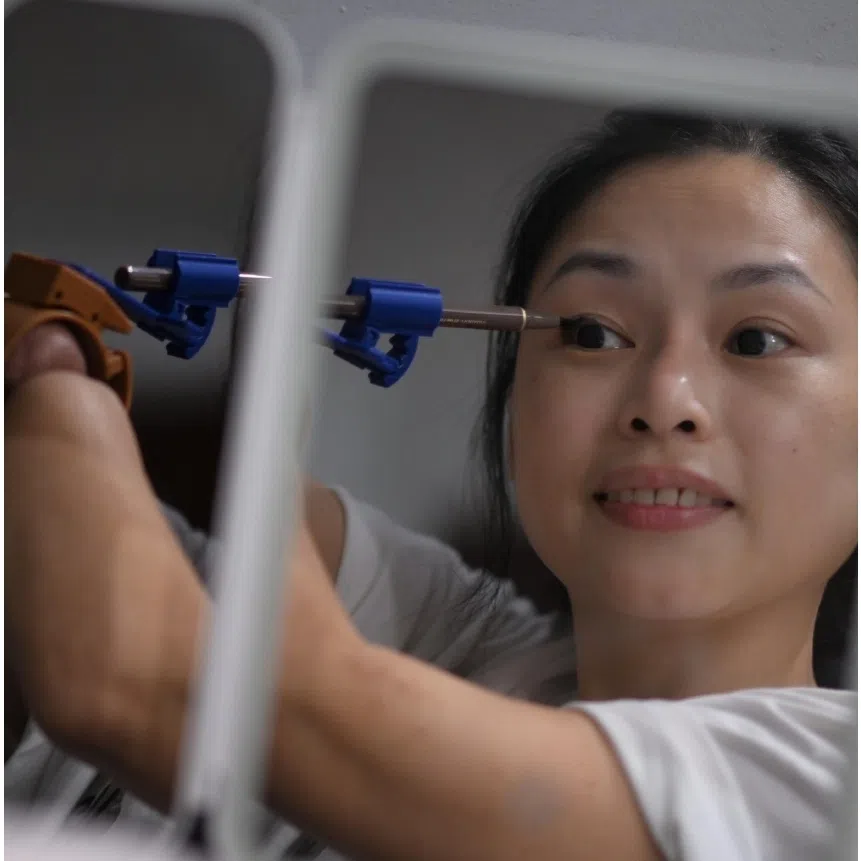 Ms Irene Lim, 38, lost her limbs after being infected with sepsis two years ago.