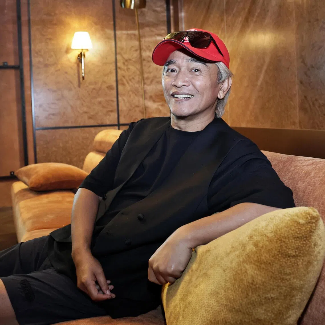 Taiwanese television host Jacky Wu at the launch of THE OOOOONE, a venue in Queen Street, which offers concert-style music performances and dining, on Oct 24.