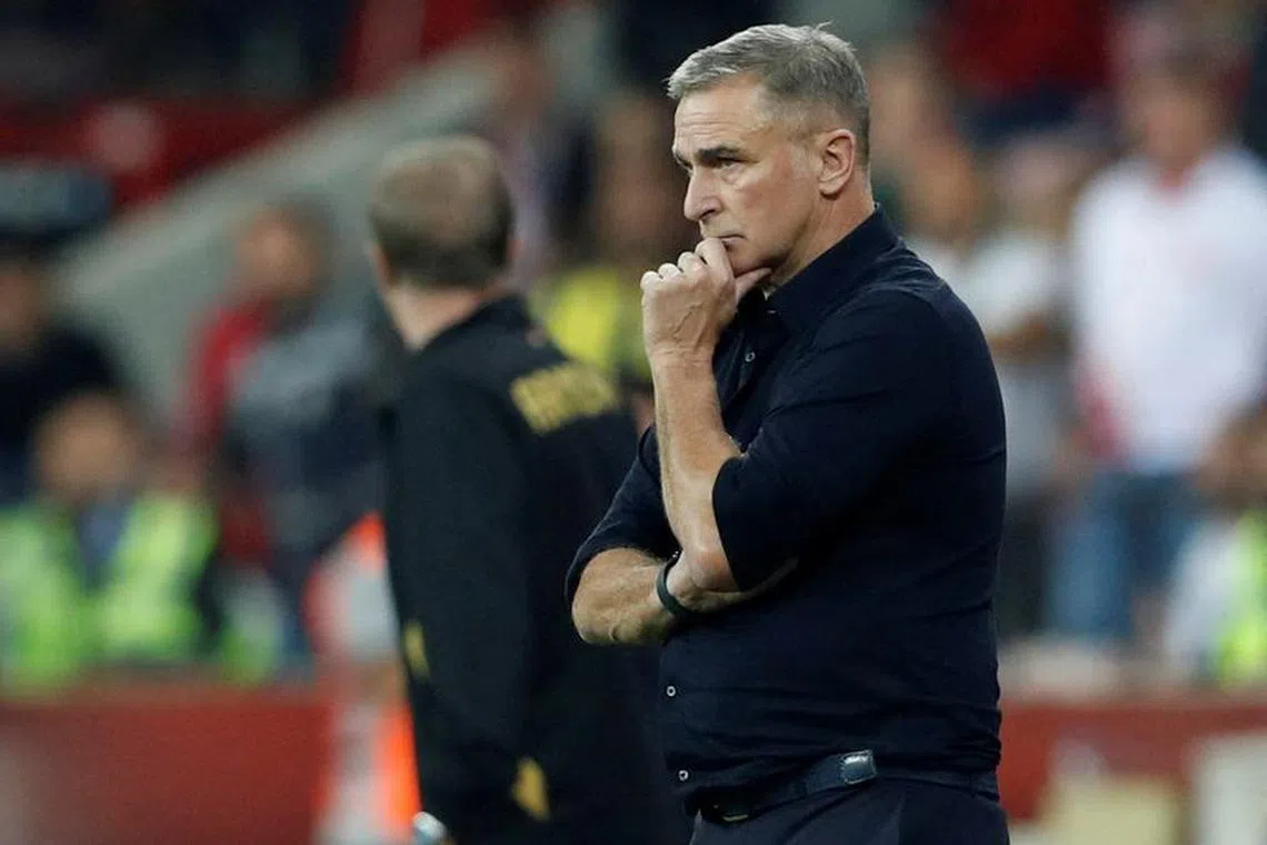 FILE PHOTO: Soccer Football - Euro 2024 Qualifier - Group D - Turkey v Armenia - The New Eskisehir Ataturk Stadium, Eskisehir, Turkey - September 8, 2023 Turkey coach Stefan Kuntz REUTERS/Murad Sezer/File Photo
