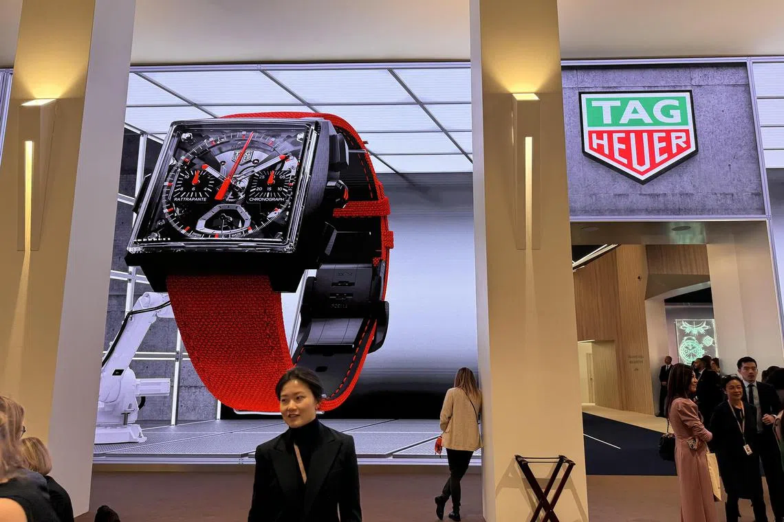 To drum up interest and reel in the crowds, many brands including Tag Heuer spared no expense building booths which are both architectural and visual spectacles