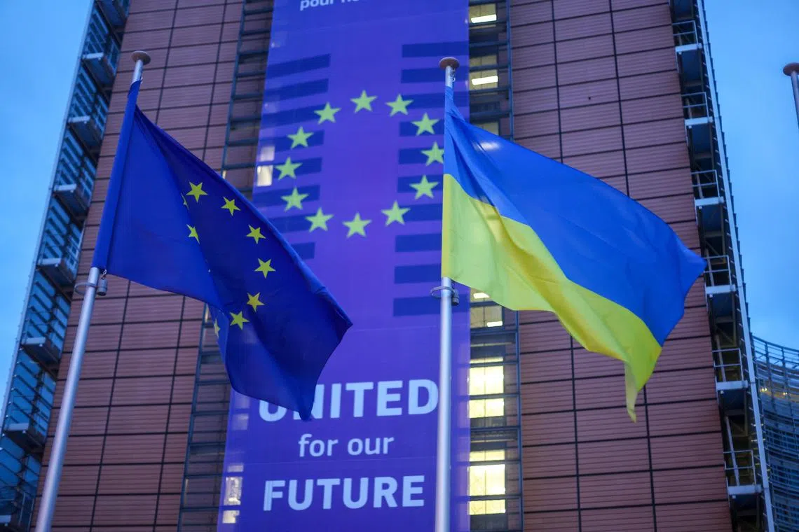 Ukraine would receive a new payment of €3.5 billion (S$4.90 billion) from the European Union in March.