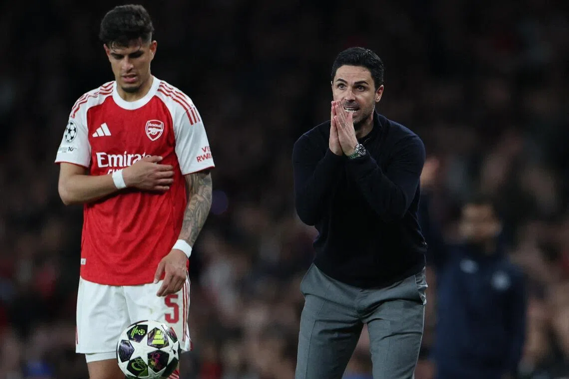 Mikel Arteta tells spluttering Arsenal to embrace title pressure ahead of Man City showdown