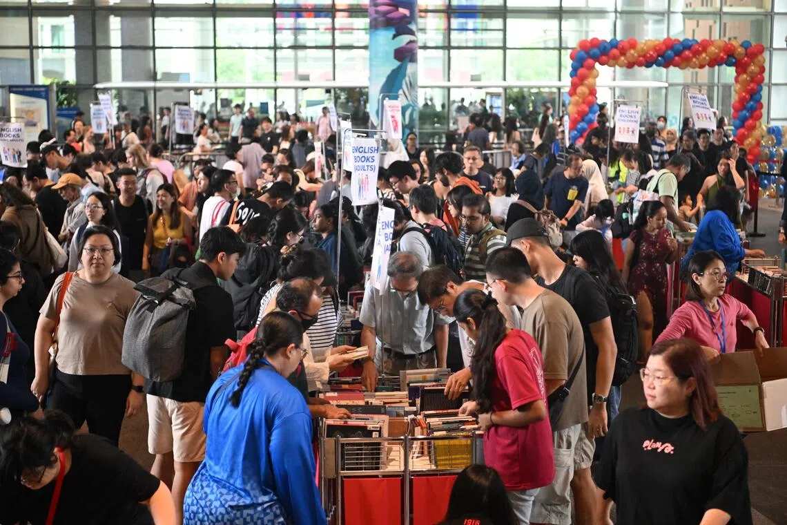 The National Library's Big Book Giveaway, where queues stretched to three hours.