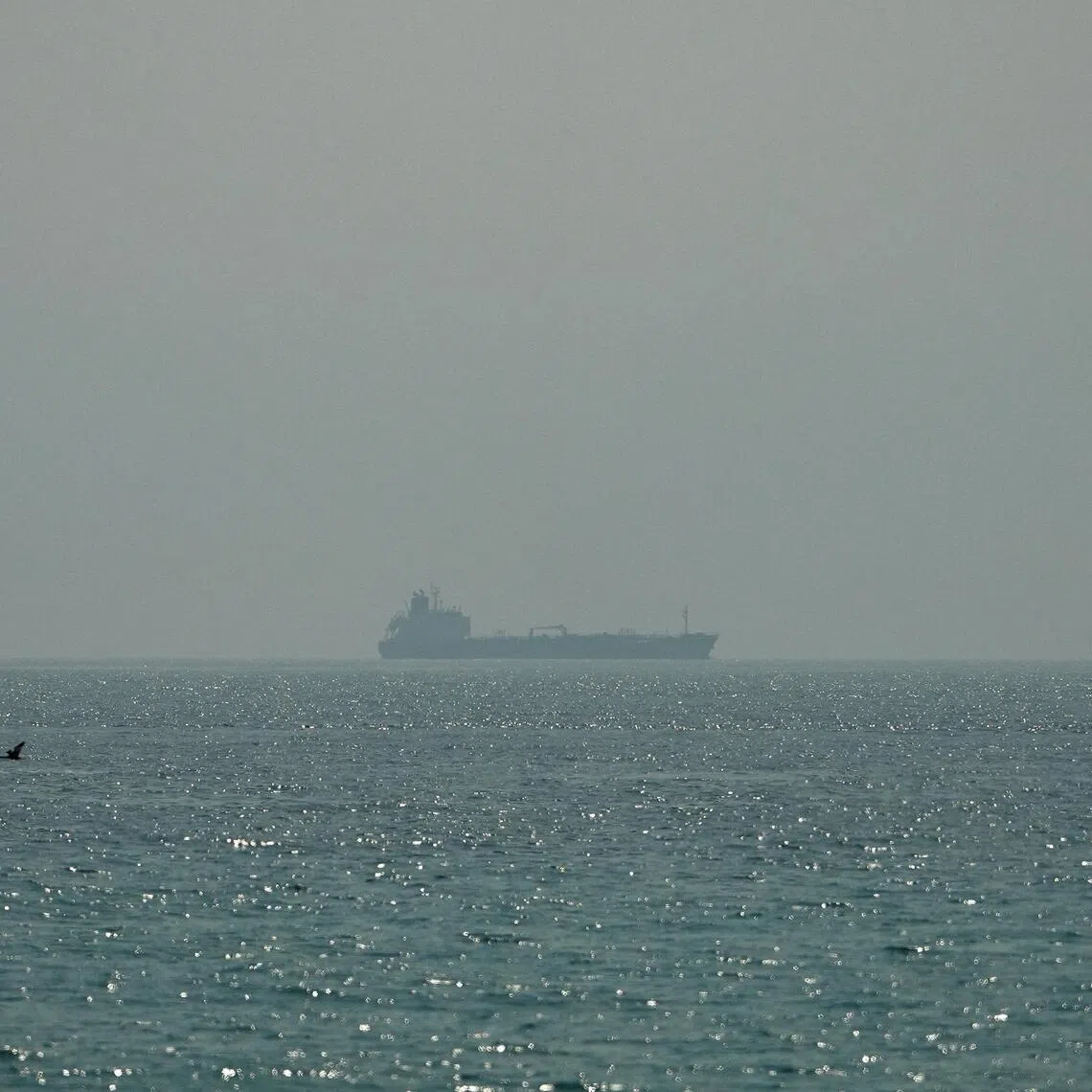 Oil tanker Al Shaffiah sails at the sea near the Omani coast, as seen from Musandam, Oman, June 26, 2026. REUTERS/Stringer