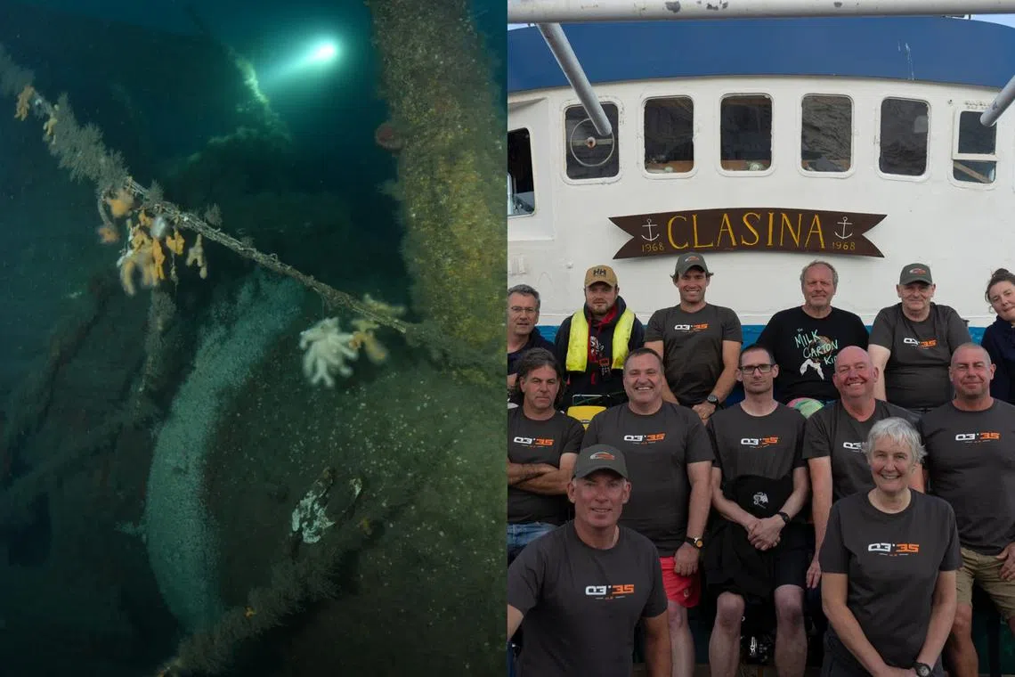 The Lost in Water Deep team found what they believe is HMS Hawke - which sank after being hit by a German torpedo in October 1914 - in the North Sea.