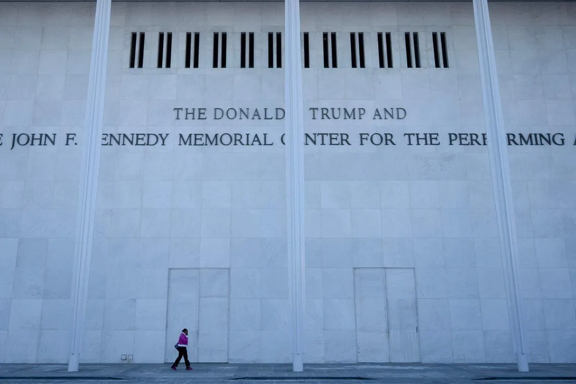 A view of the Kennedy Center in Washington on Feb 2, 2026. 