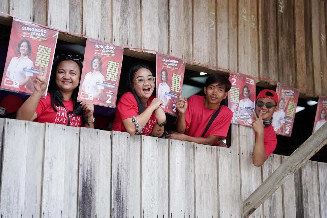 En Sabah, la coalición federal Pakatan Harapan Perusahan está aliada de Rakyat Sabah y Barisan Nasional, 26 de noviembre de 2025.