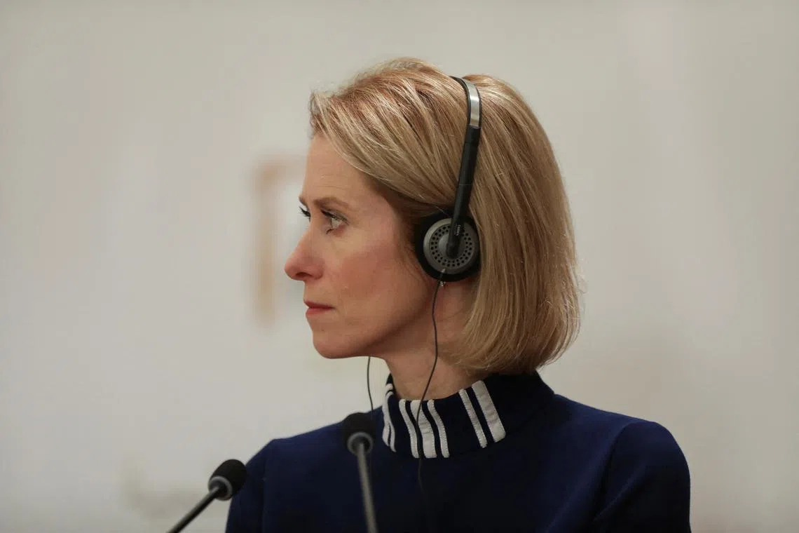 FILE PHOTO: High Representative of the European Union for Foreign Affairs and Security Policy Kaja Kallas holds a press conference in Aqaba, Jordan December 14, 2024. REUTERS/Alaa Al Sukhni/File Photo