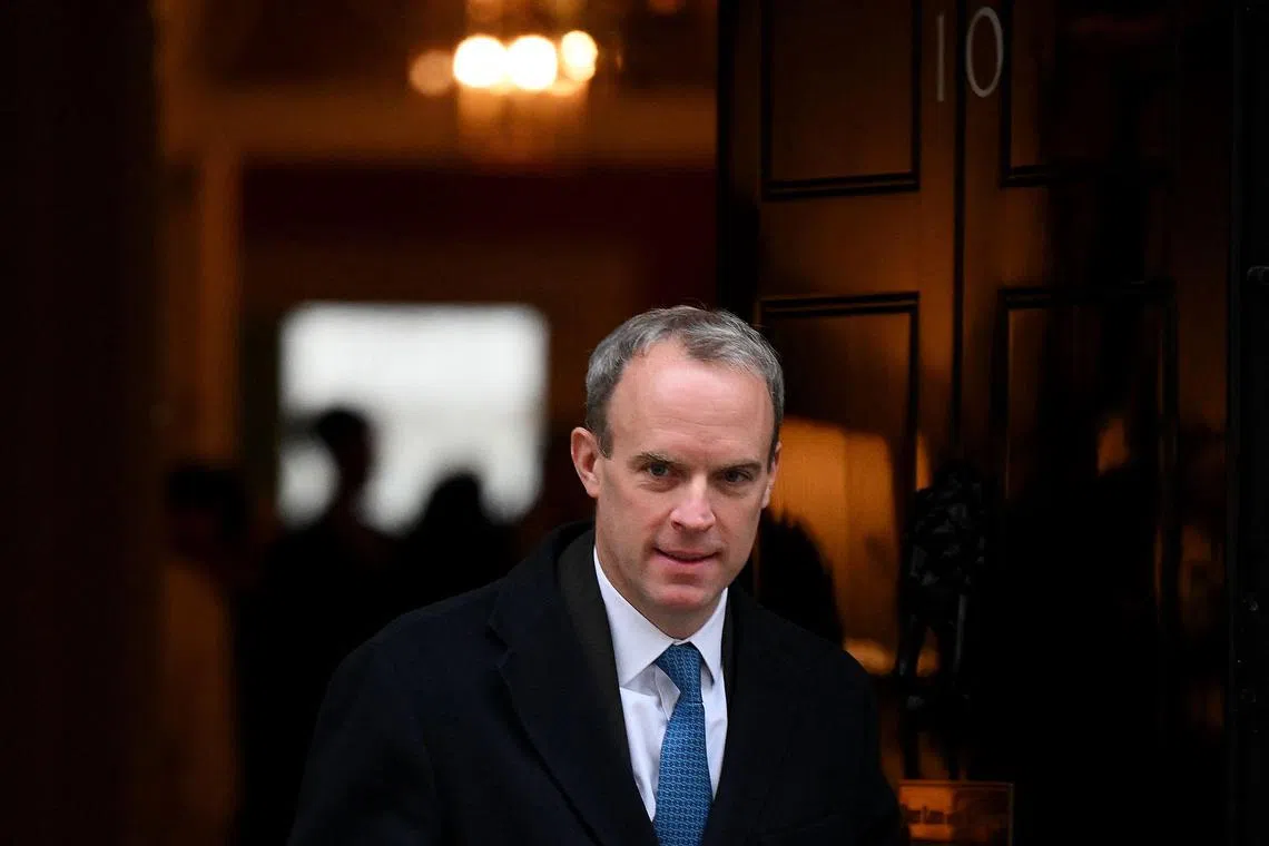 Britain's DPM Dominic Raab is the third senior minister to leave over issues related to personal conduct.