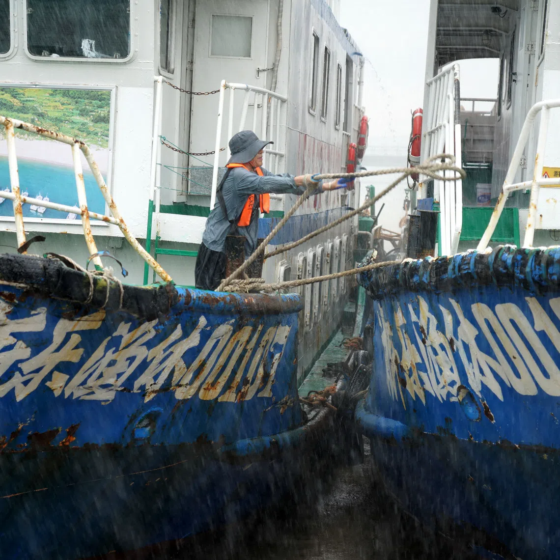The typhoon is tracking to the north of Taiwan and is expected to make landfall on China’s east coast late on Aug 7 or early Aug 8.