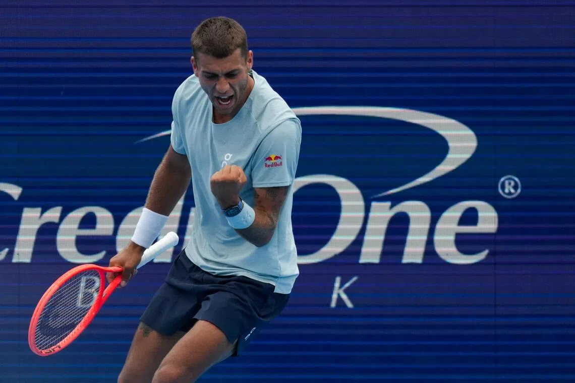 Flavio Cobolli halts Rafael Jodar to reach quarter-finals at rain-hit Cincinnati Open
