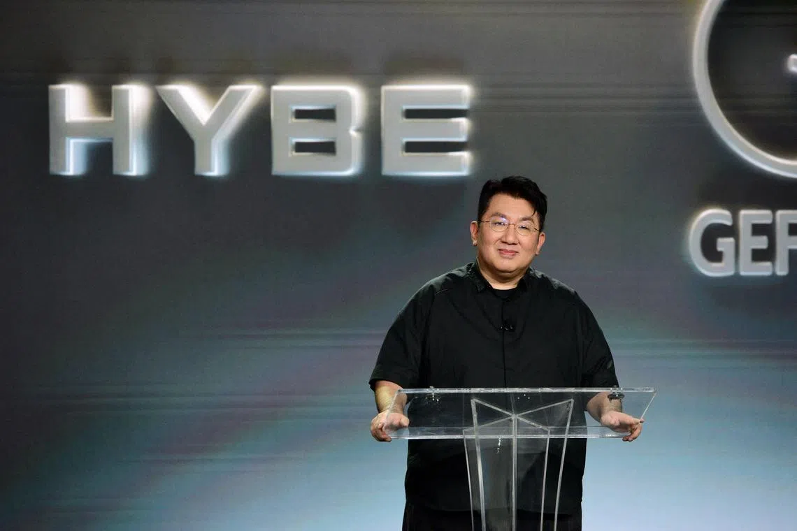 The country’s financial regulator has referred Mr Bang Si-hyuk, chairman of HYBE, to prosecutors to investigate his activities during the company’s stock market listing.