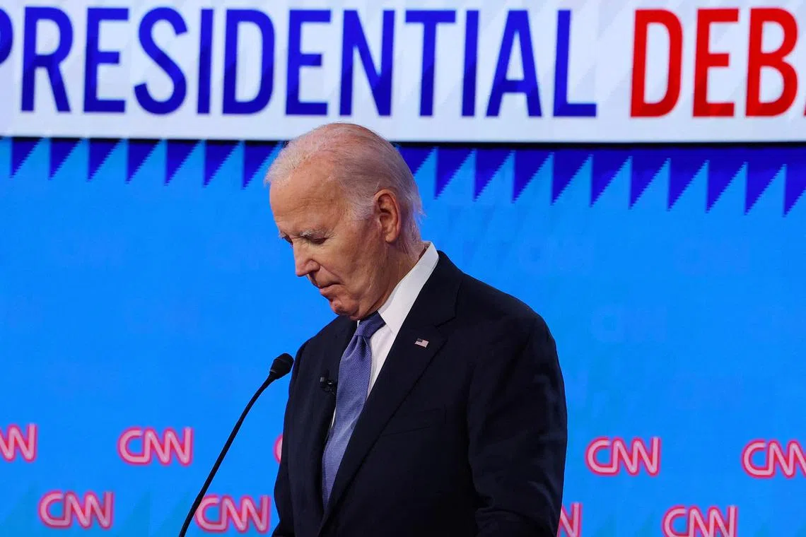In lengthy prep sessions, his aides peppered Mr Biden with details, then followed them up with mock debates.  