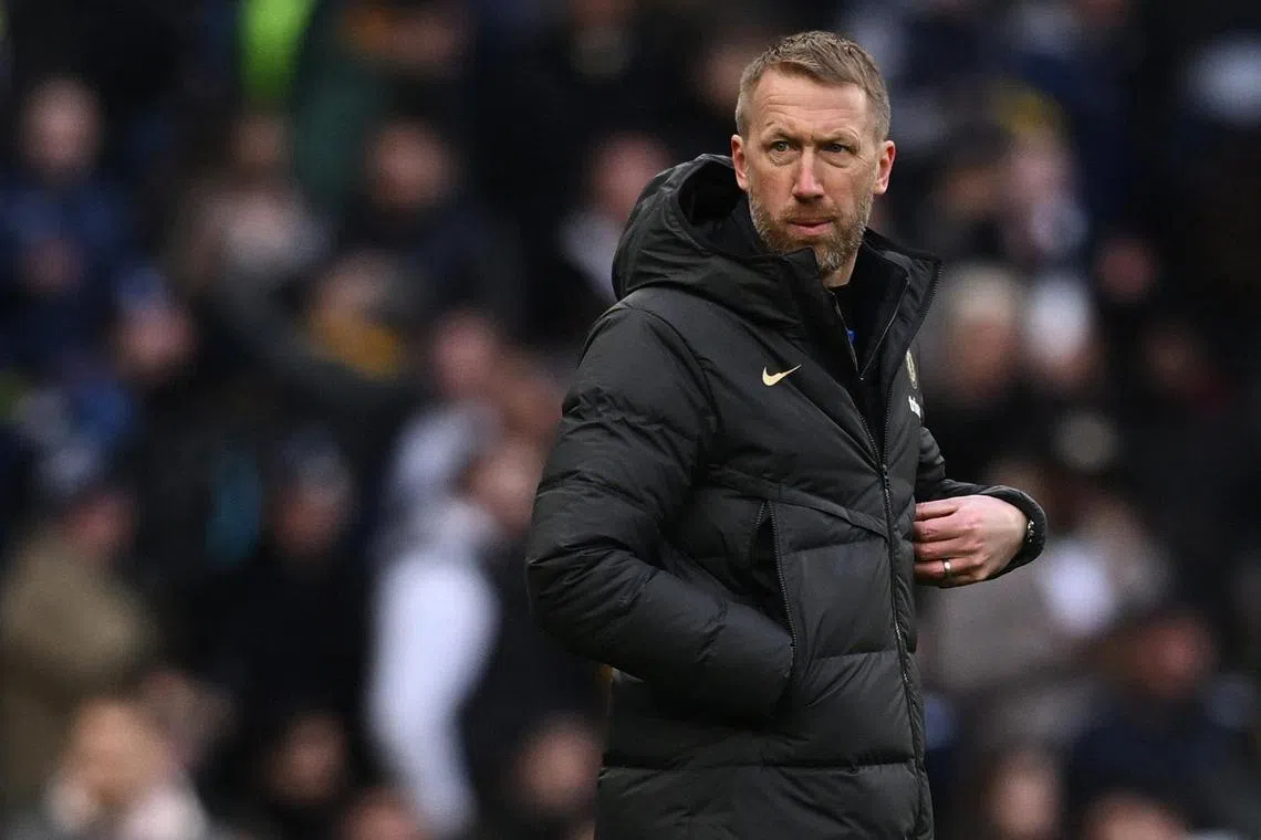 Graham Potter and his family members have received death threats over Chelsea's performance.